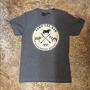 Cinch Gray Camp Yee Haw T-Shirt